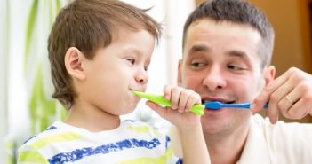 This Father Thought Of The Best Way To Convince Son To Brush His Teeth