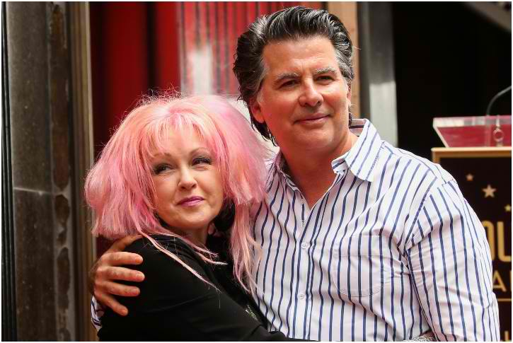 Cindy Lauper and Husband