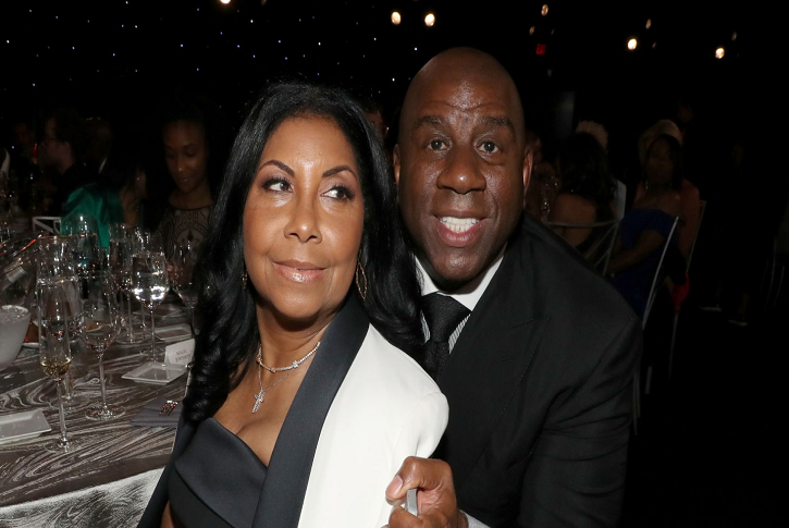 Magic Johnson and Cookie Johnson