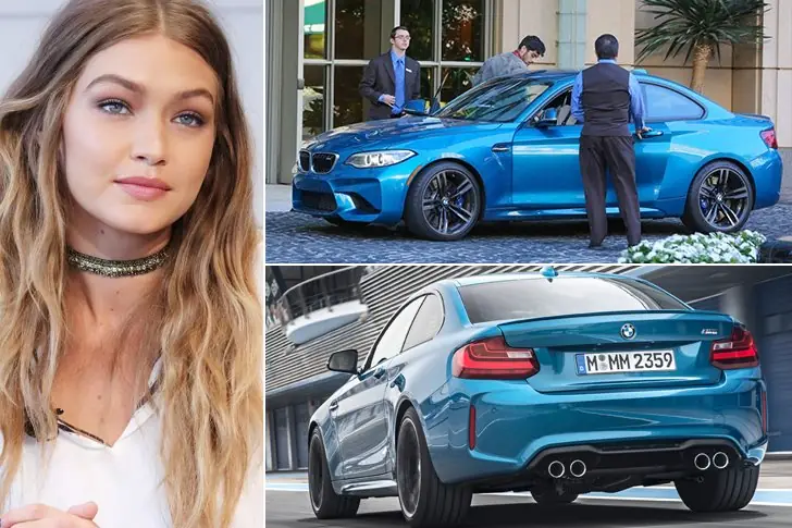 Gigi Hadid – BMW M2, avaliado em US$ 65 mil