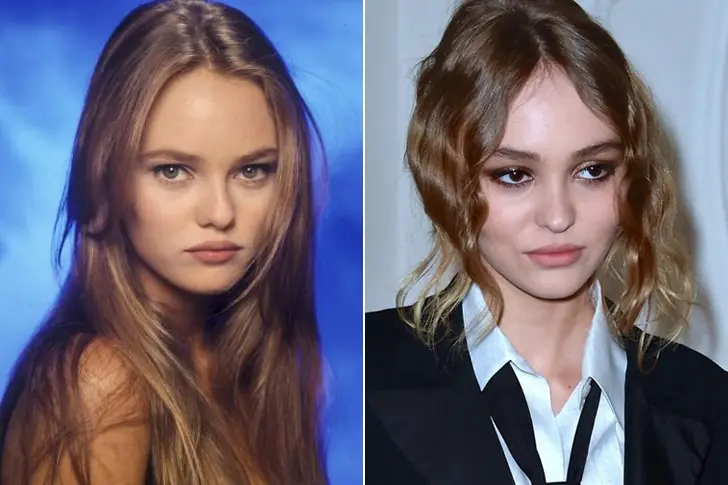 Lily-Rose Melody Depp and Vanessa Paradis