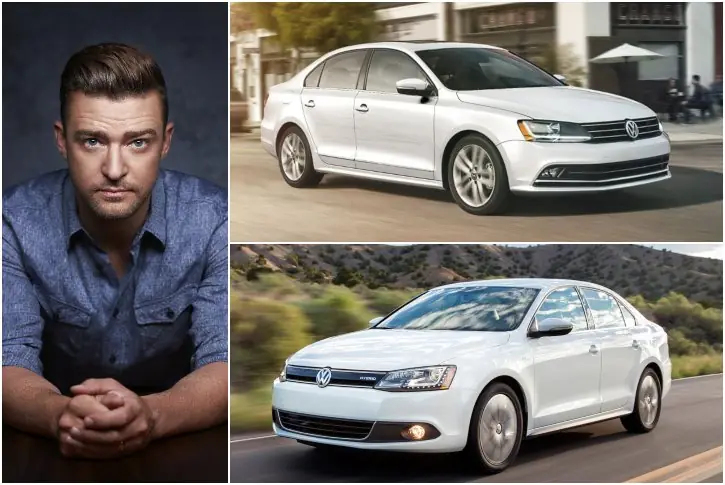 Justin Timberlake – Volkswagen Jetta, Estimated $28,000