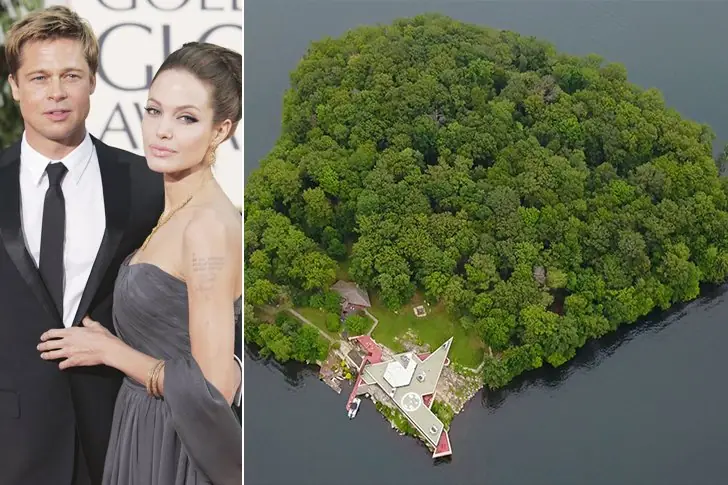 Angelina Jolie & Brad Pitt – Petra Island, $14.9 Million