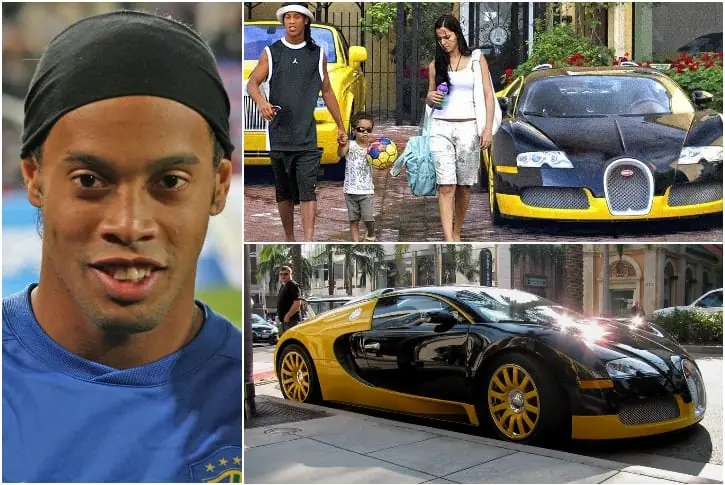 Ronaldinho Gaúcho – Bugatti Veyron, avaliado em R$ 9,6 milhões