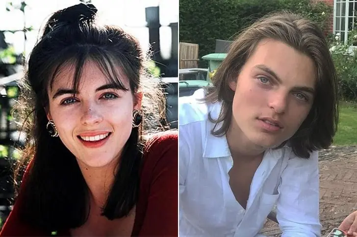 Damian Hurley and Elizabeth Hurley