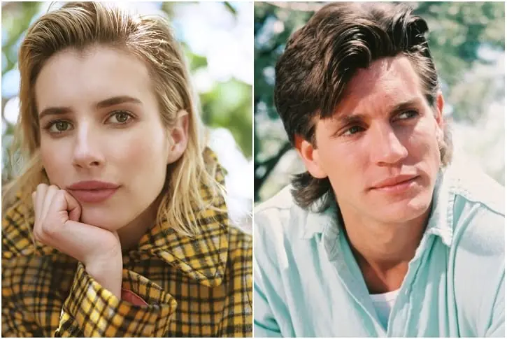 Emma Roberts and Eric Roberts