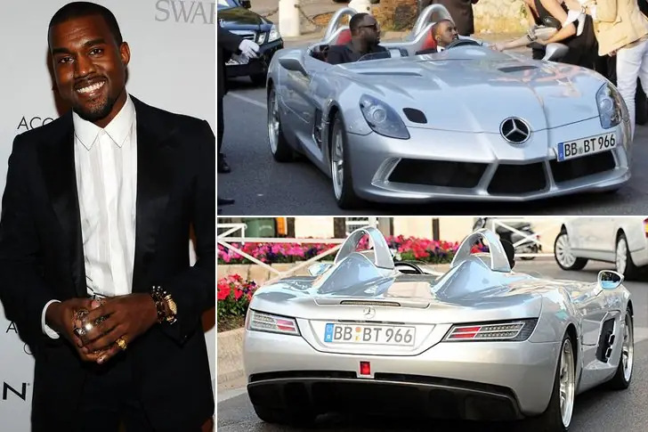 Kanye West – Mercedes SLR, avaliado em US$ 850 mil