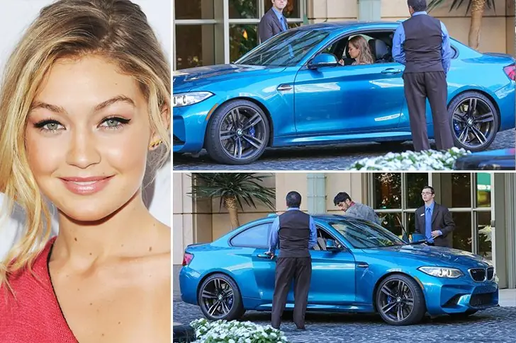Gigi Hadid – BMW M2, estimée à 65 000 dollars