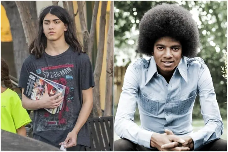 Prince Michael Jackson II and Michael Jackson