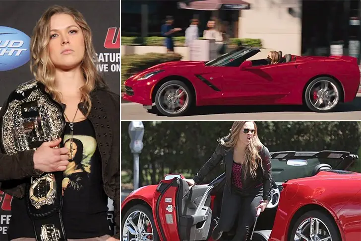 Ronda Rousey – Corvette Stingray, aproximadamente $70mil