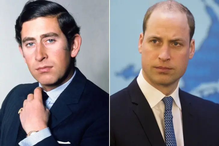 Prince William and Prince Charles