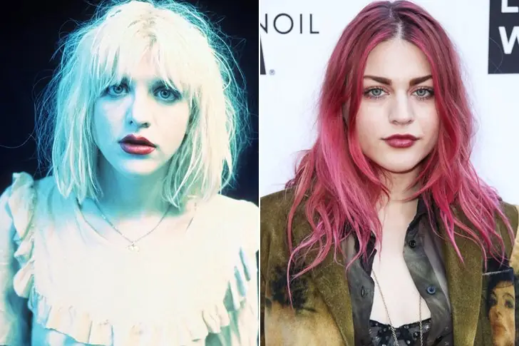 Frances Bean Cobain and Courtney Love