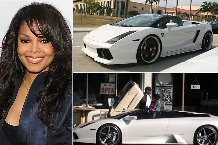Janet Jackson – Lamborghini Gallardo Spyder, estimado en $ 250 000