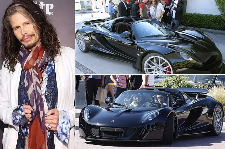 Steven Tyler – Hennessey Venom GT Spider, avaliado em US$ 1.1 milhões
