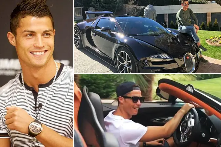 Cristiano Ronaldo – Bugatti Veyron, unos $2.5 millones