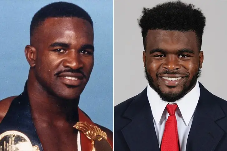 Elijah Holyfield and Evander Holyfield