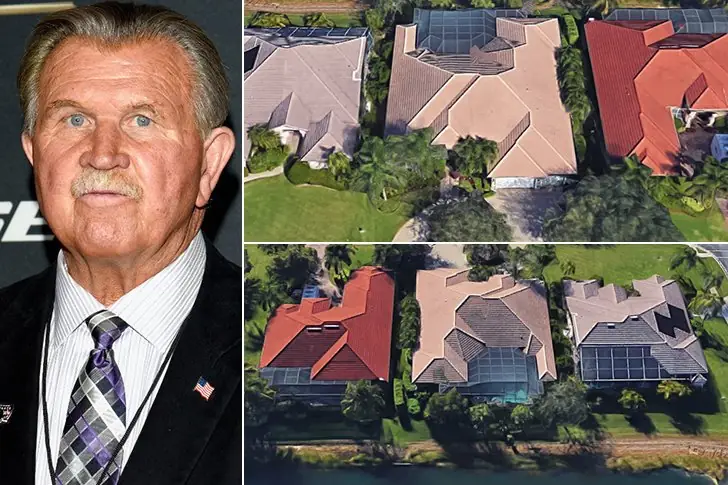Mike Ditka – Estimated $3 Million, Florida