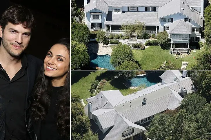 Ashton Kutcher & Mila Kunis – $US 10 milhões, Beverly Hills