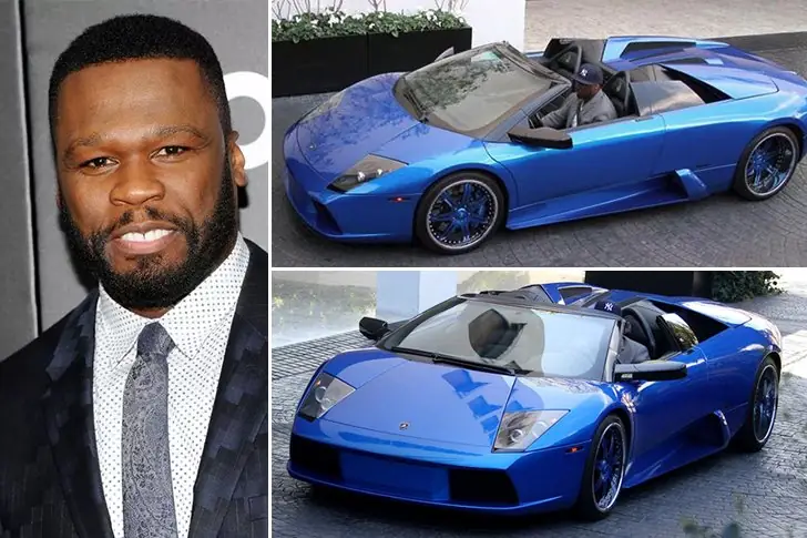 50 Cent – Lamborghini Murcielago, Estimated $2 Million