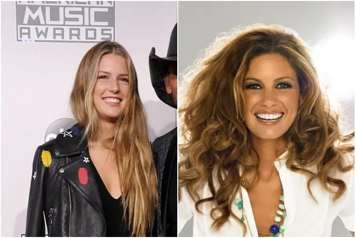 Maggie McGraw and Faith Hill
