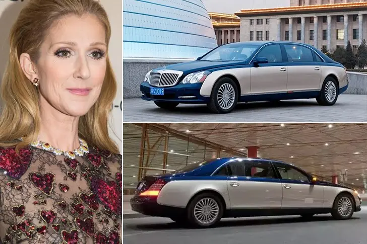 Celine Dion – Maybach 62, avaliado em US$ 500 mil
