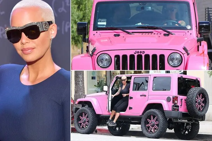 Amber Rose – Jeep Wrangler Unlimited, avaliado em US$ 150 mil