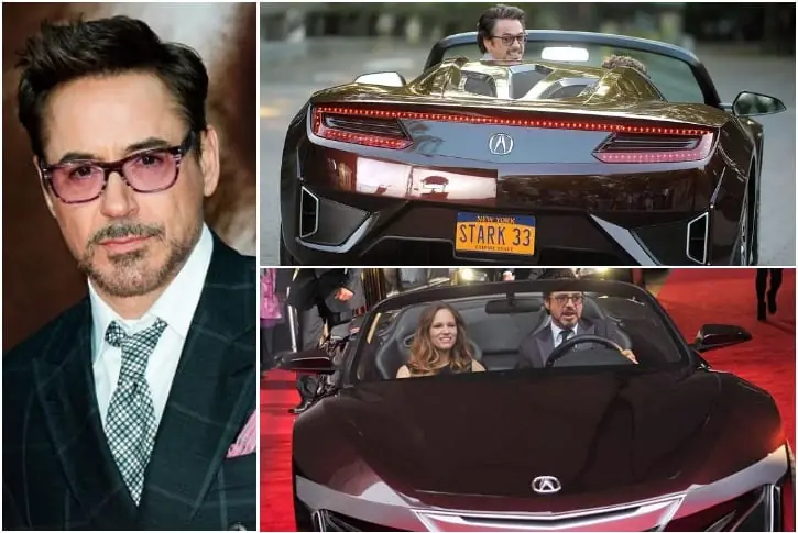 Robert Downey Jr. — Acura NSX Concept For  Iron Man 3,  Price Unknown