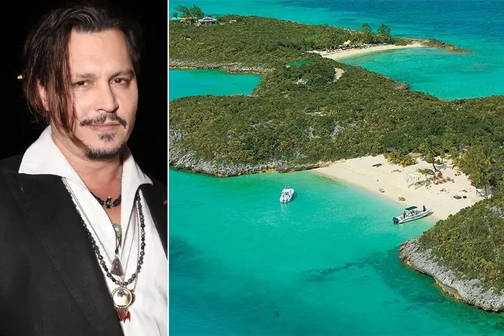 Johnny Depp – Little Halls Pond Cay, $3.6 Million