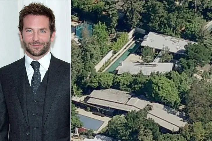Bradley Cooper – Pacific Palisades, estimado en 4,7 millones de dólares
