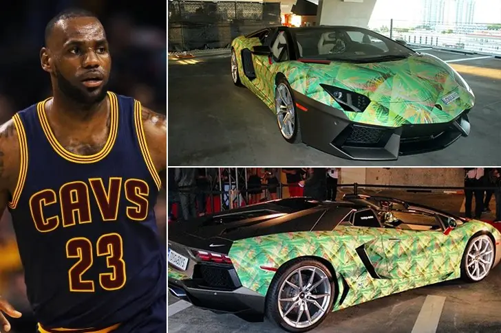 LeBron James – Lamborghini Aventador Roadster, avaliado em US$ 400 mil