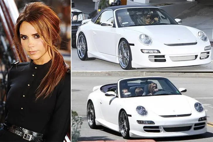 Victoria Beckham – Porsche 911 Cabriolet, aproximadamente $120mil