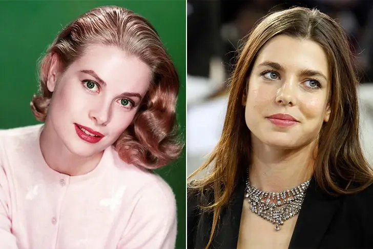 Charlotte Casiraghi and Grace Kelly