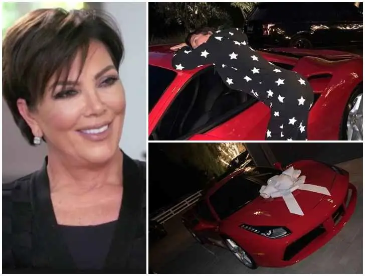 Kris Jenner – Red Ferrari, Estimated $250K