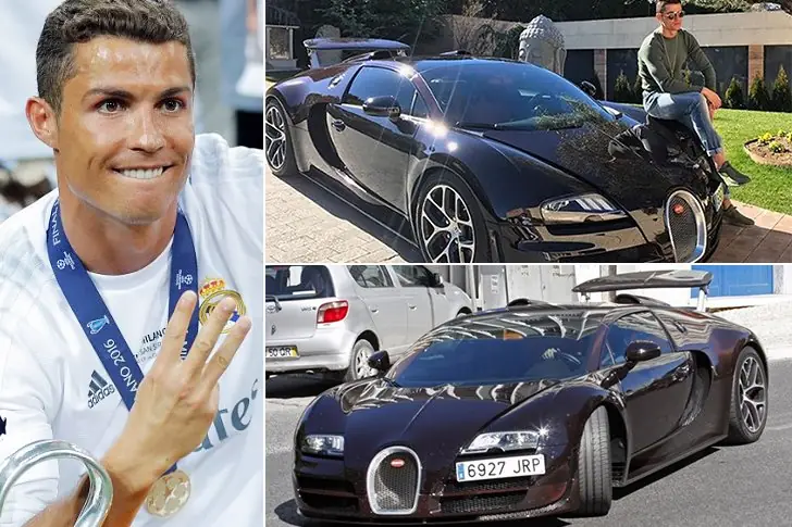 Cristiano Ronaldo – Bugatti Veyron, avaliado em US$ 2.5 milhões