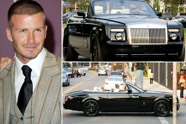 David Beckham – Roll Royce Phantom Drophead Coupe, unos $400 mil