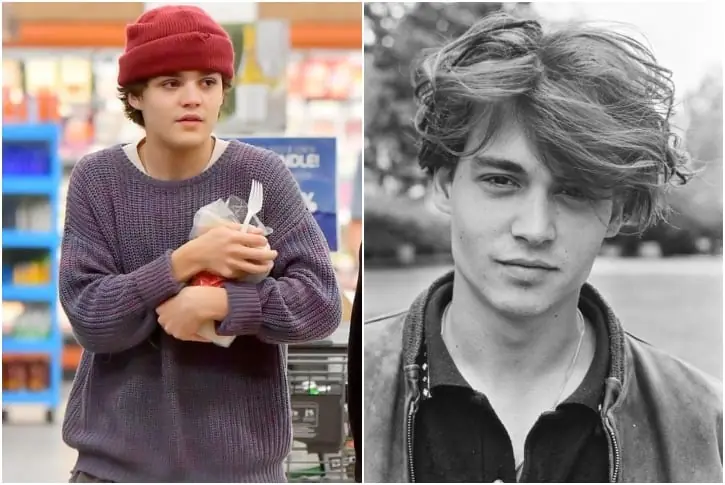 Jack Depp and Johnny Depp