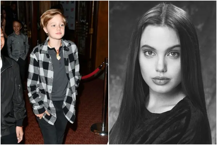 Shiloh Jolie Pitt and Angelina Jolie