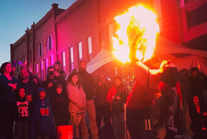 thefireandicefestival | Instagram | The Fire & Ice Festival brings icy art downtown in Canandaigua, New York.